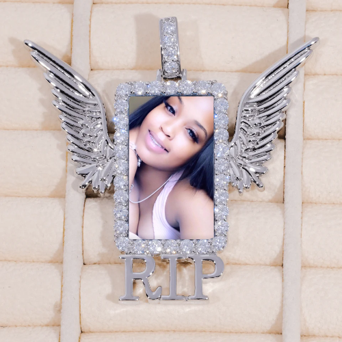 RIP WING 3D CUSTOM PICTURE PENDANT