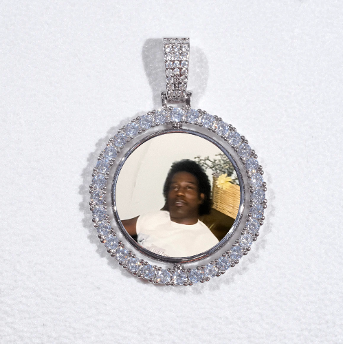 3D Spinning 2-Faced Custom Picture Pendant