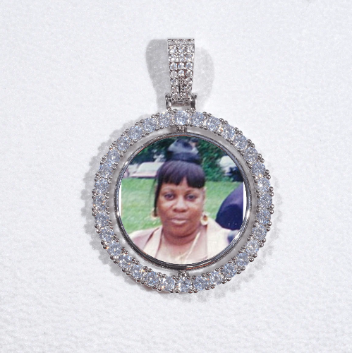 3D Spinning 2-Faced Custom Picture Pendant