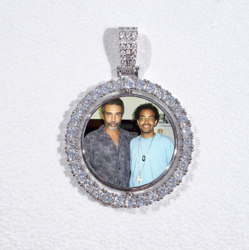 3D Spinning 2-Faced Custom Picture Pendant