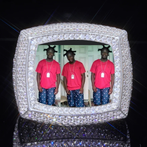 3D CUSTOM PICTURE ICED RING