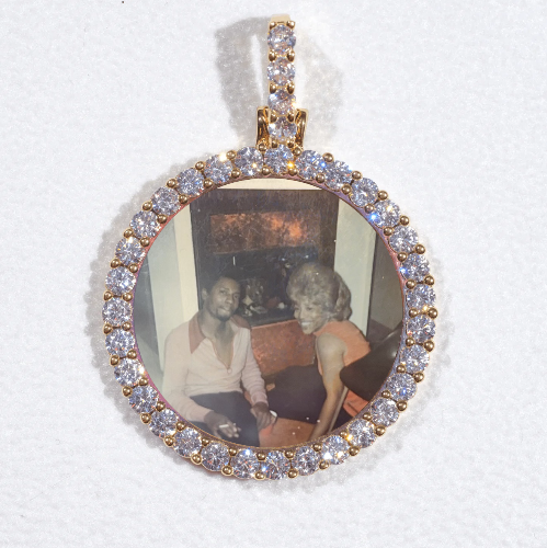 3D CIRCLE CUSTOM PICTURE PENDANT SMALL SIZE