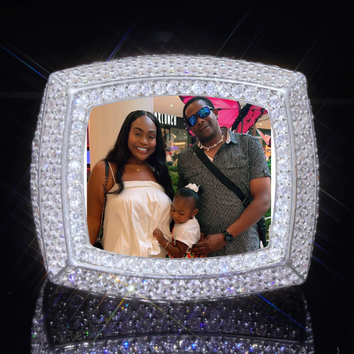3D CUSTOM PICTURE ICED RING
