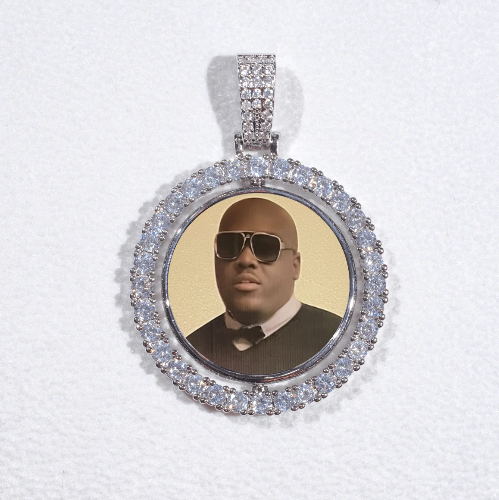 3D Spinning 2-Faced Custom Picture Pendant