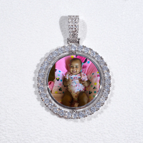 3D Spinning 2-Faced Custom Picture Pendant