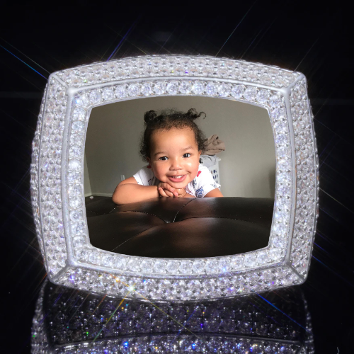 3D CUSTOM PICTURE ICED RING