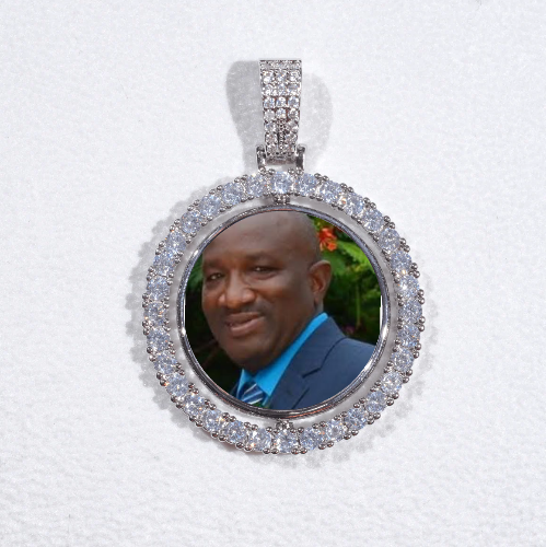 3D Spinning 2-Faced Custom Picture Pendant