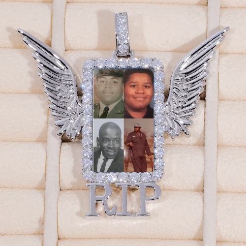 RIP WING 3D CUSTOM PICTURE PENDANT