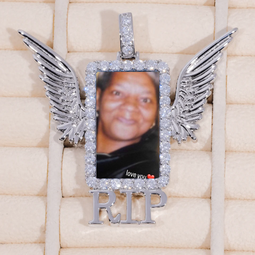 RIP WING 3D CUSTOM PICTURE PENDANT