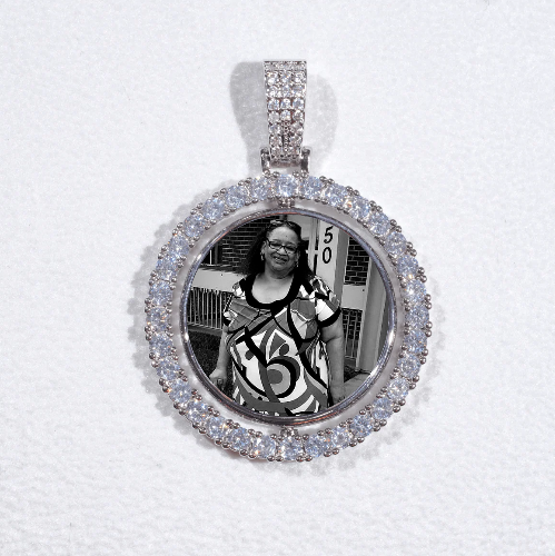 3D Spinning 2-Faced Custom Picture Pendant