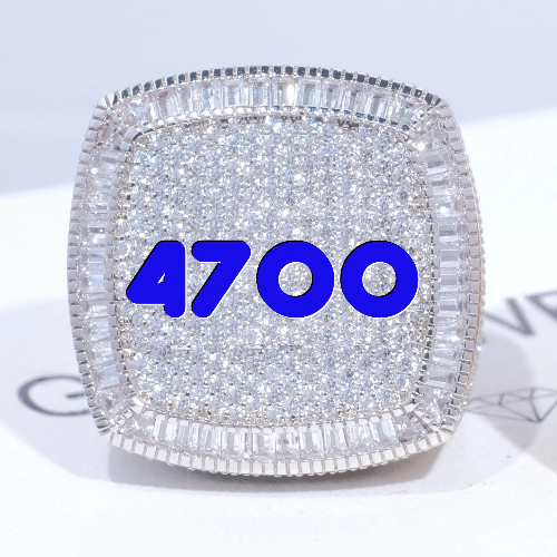 CUSTOM LETTER 3D ICED RING