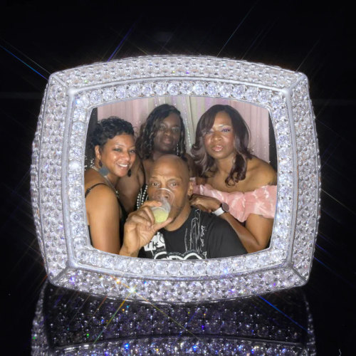 3D CUSTOM PICTURE ICED RING