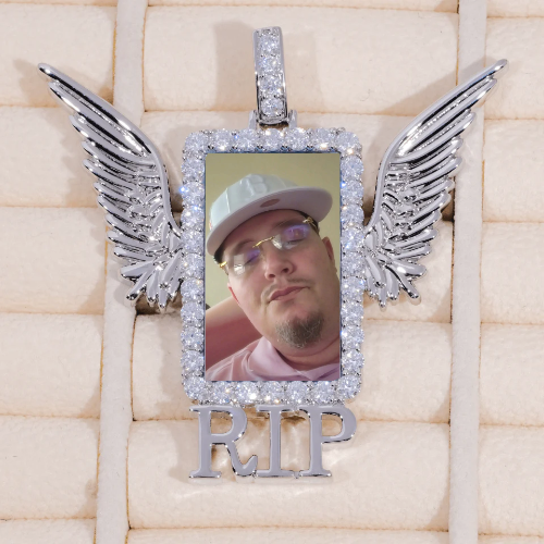 RIP WING 3D CUSTOM PICTURE PENDANT