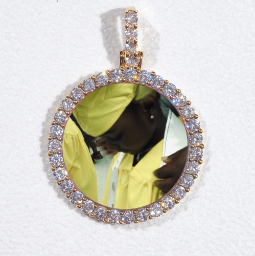 3D CIRCLE CUSTOM PICTURE PENDANT SMALL SIZE