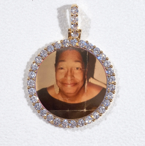 3D CIRCLE CUSTOM PICTURE PENDANT SMALL SIZE