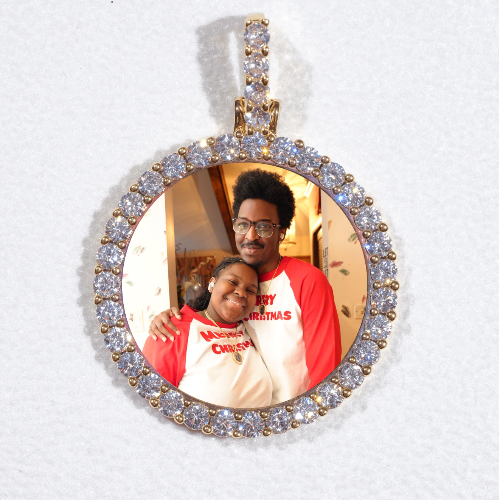 3D CIRCLE CUSTOM PICTURE PENDANT SMALL SIZE