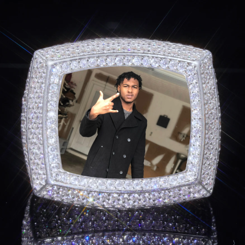 3D CUSTOM PICTURE ICED RING