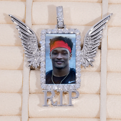 RIP WING 3D CUSTOM PICTURE PENDANT