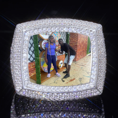 3D CUSTOM PICTURE ICED RING