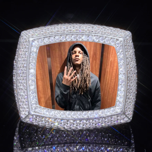 3D CUSTOM PICTURE ICED RING