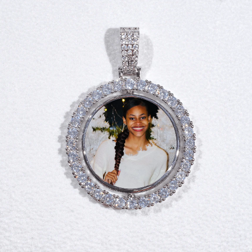 3D Spinning 2-Faced Custom Picture Pendant