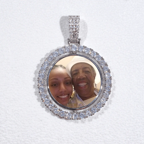 3D Spinning 2-Faced Custom Picture Pendant