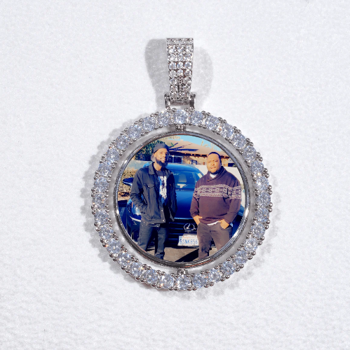3D Spinning 2-Faced Custom Picture Pendant