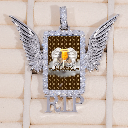 RIP WING 3D CUSTOM PICTURE PENDANT