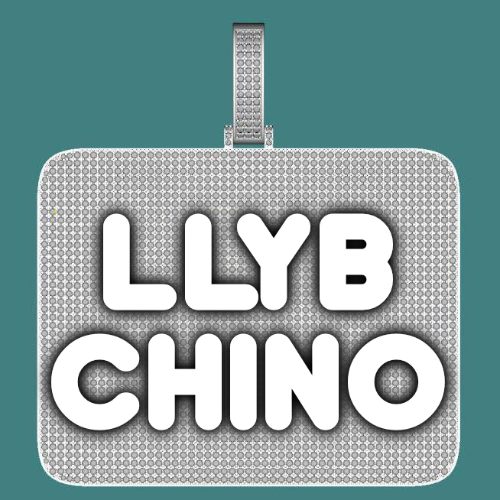 CUSTOM LETTER NECKLACE 3D BIG SQUARE