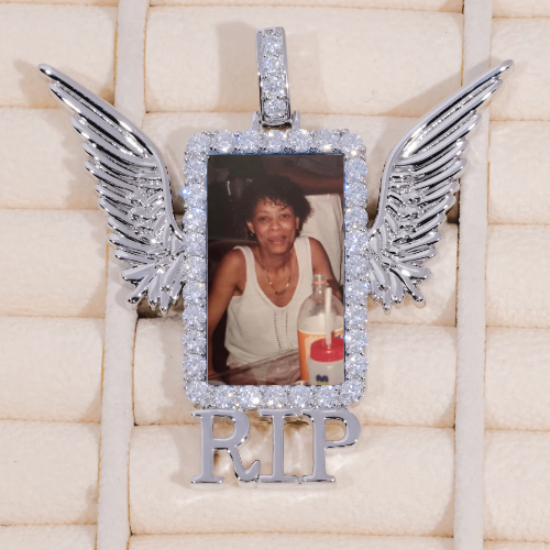 RIP WING 3D CUSTOM PICTURE PENDANT