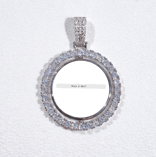 3D Spinning 2-Faced Custom Picture Pendant