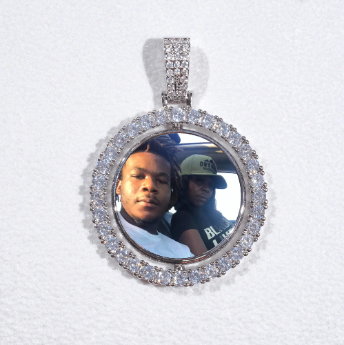 3D Spinning 2-Faced Custom Picture Pendant