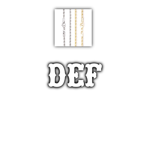 Custom Letters Freibeuter Font Necklace