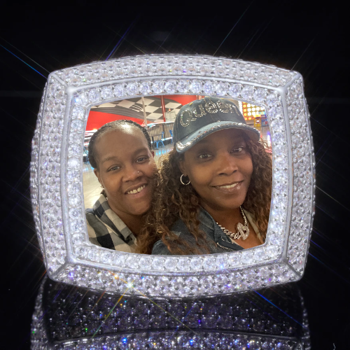 3D CUSTOM PICTURE ICED RING