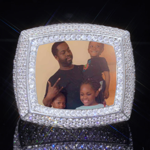3D CUSTOM PICTURE ICED RING
