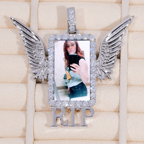 RIP WING 3D CUSTOM PICTURE PENDANT
