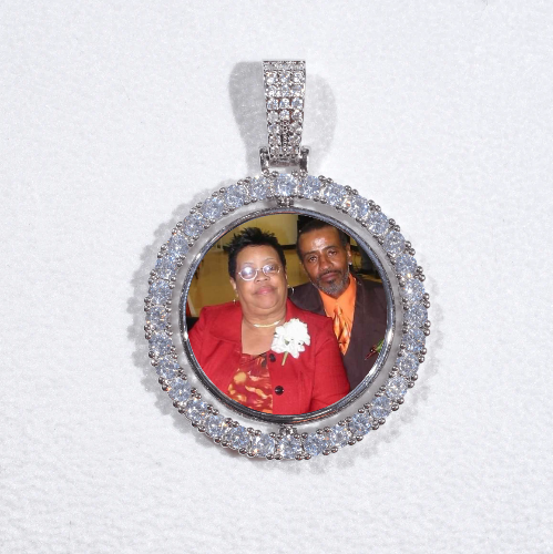 3D Spinning 2-Faced Custom Picture Pendant