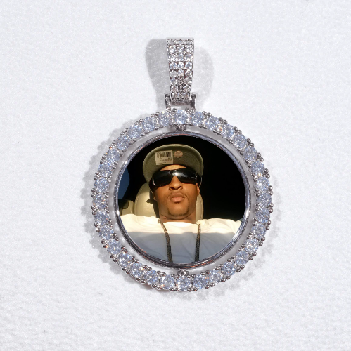 3D Spinning 2-Faced Custom Picture Pendant