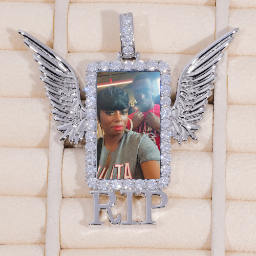 RIP WING 3D CUSTOM PICTURE PENDANT