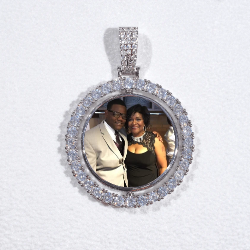 3D Spinning 2-Faced Custom Picture Pendant