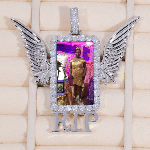 RIP WING 3D CUSTOM PICTURE PENDANT