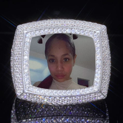 3D CUSTOM PICTURE ICED RING