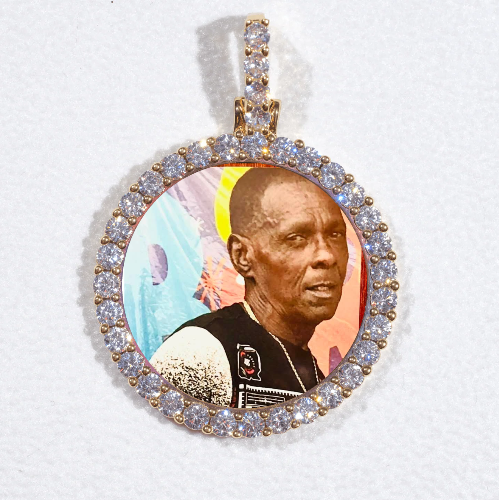 3D CIRCLE CUSTOM PICTURE PENDANT SMALL SIZE