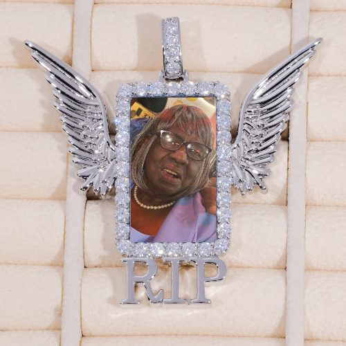 RIP WING 3D CUSTOM PICTURE PENDANT