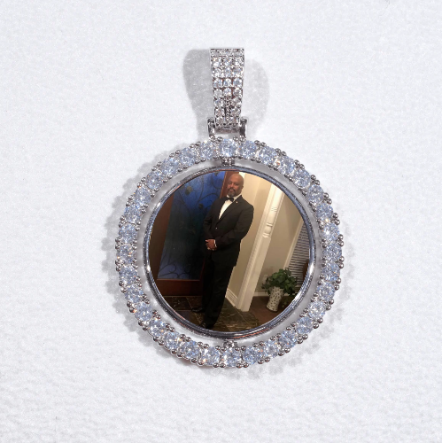 3D Spinning 2-Faced Custom Picture Pendant