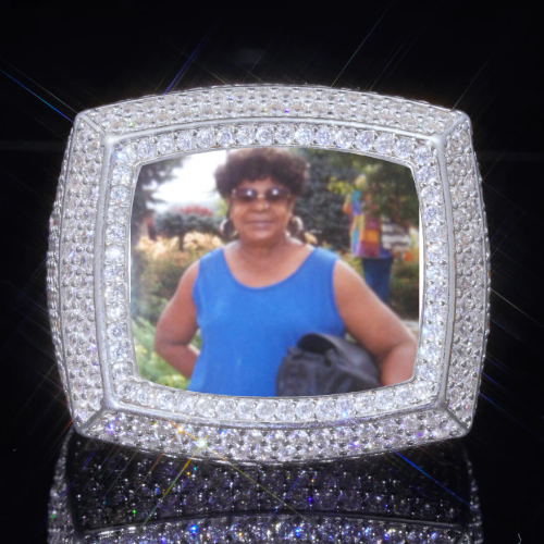 3D CUSTOM PICTURE ICED RING