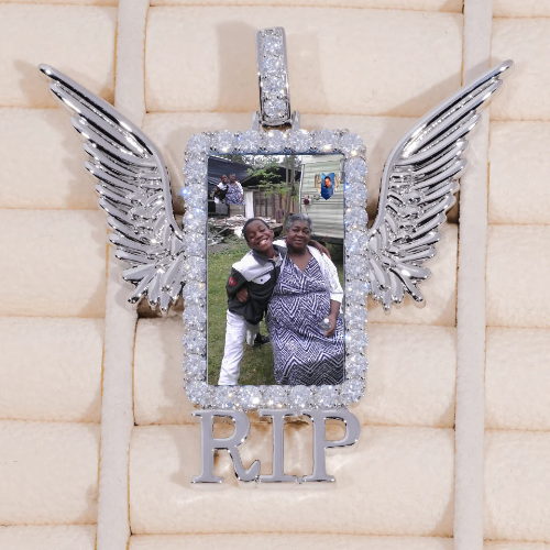 RIP WING 3D CUSTOM PICTURE PENDANT