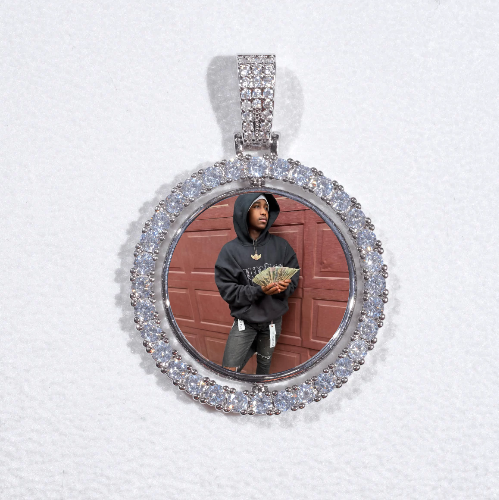 3D Spinning 2-Faced Custom Picture Pendant