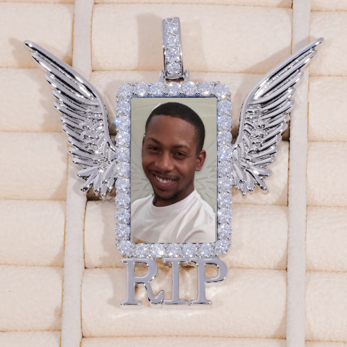 RIP WING 3D CUSTOM PICTURE PENDANT