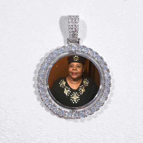 3D Spinning 2-Faced Custom Picture Pendant